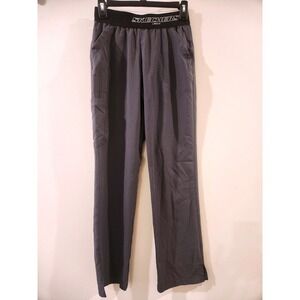 Skechers by Barco XSP‎ Gray Scrub Pants Elastic Waist Side Slit Stretch Uniform